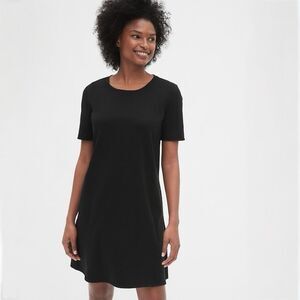 Gap Maternity Side-Zip Nursing Dress in Ponte w. Pockets - S | Small